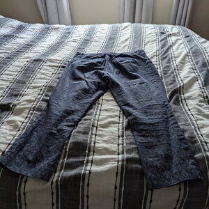Anthropologie Blue Capri's